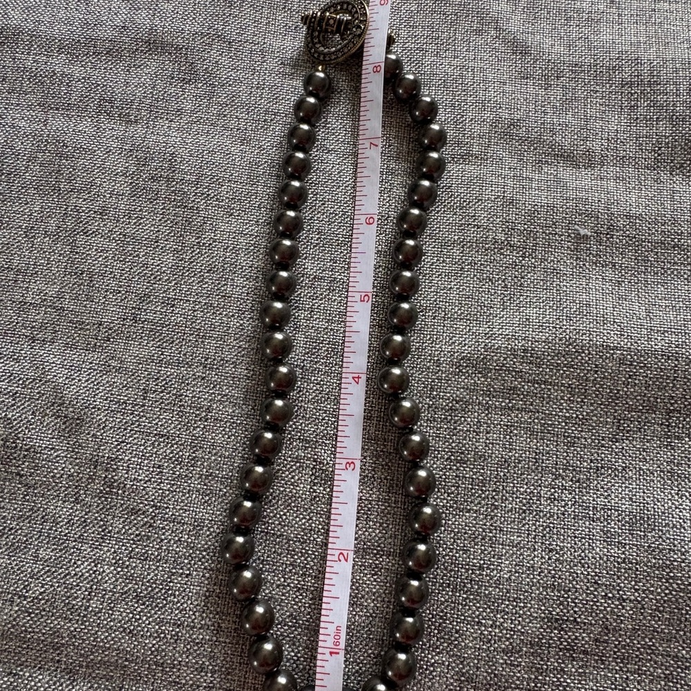 HEIDI DAUS "Hematite" Beaded Necklace with free included extender MAKE AN OFFER!